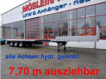 Doll 3 Achs Tele- Sattelauflieger, ausziehbar bis 21, - Návěs