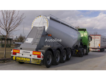Nový Cisternový návěs pro dopravu cementu EMIRSAN 2022 4 Axle Cement Tanker Trailer: obrázek 1