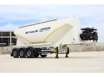 Nový Cisternový návěs pro dopravu cementu EMIRSAN 2022 W Type Cement Tanker Trailer from Factory: obrázek 1