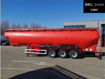 Cisternový návěs pro dopravu silážu Feldbinder EUT 57.3 / 57 m3 / 4 Kammern / Futtermittel: obrázek 1