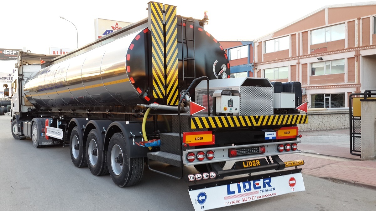 Nový Cisternový návěs pro dopravu bitumenu LIDER 2024 MODELS NEW LIDER TRAILER MANUFACTURER COMPANY: obrázek 3