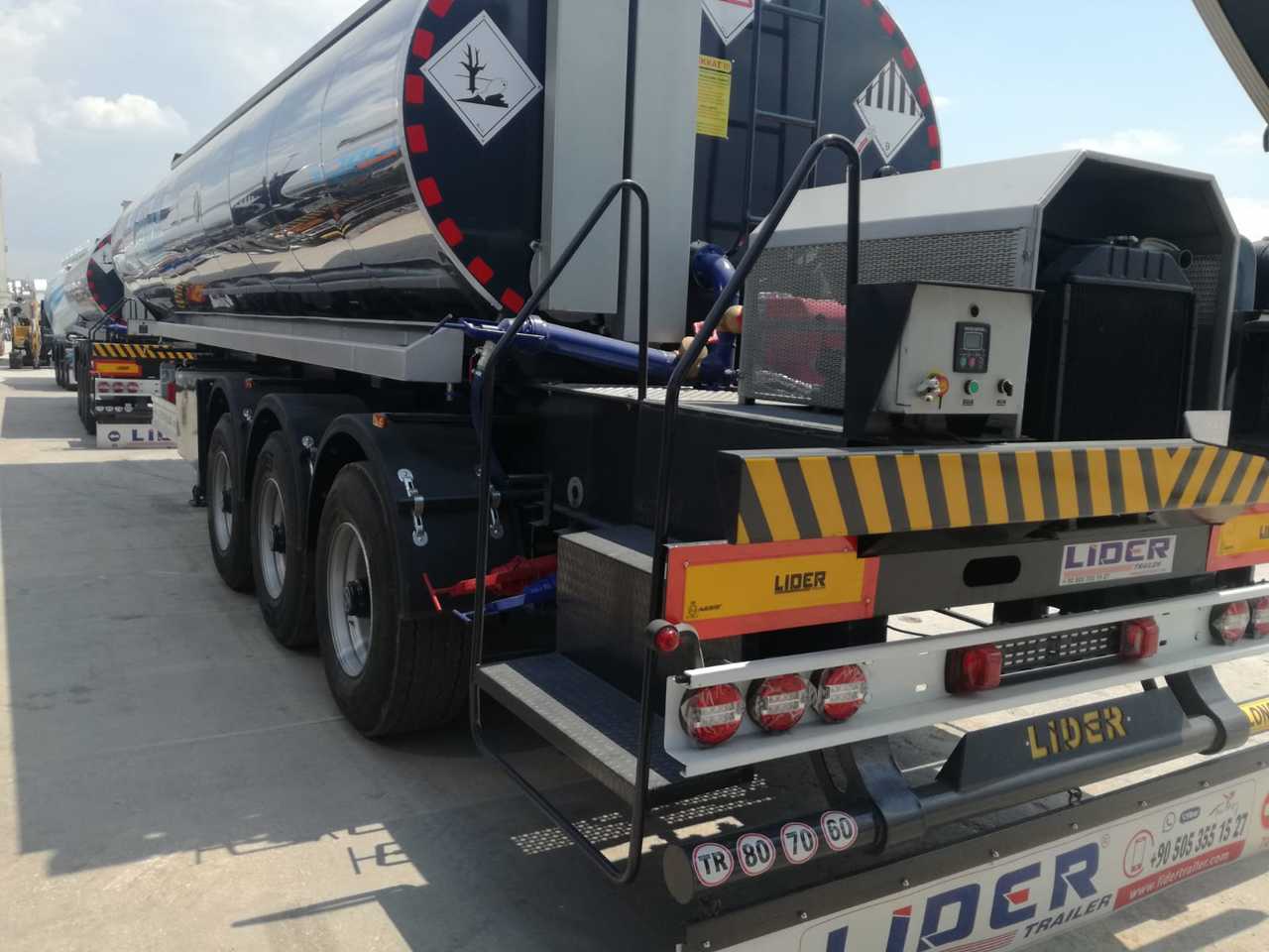 Nový Cisternový návěs pro dopravu bitumenu LIDER 2024 MODELS NEW LIDER TRAILER MANUFACTURER COMPANY: obrázek 9