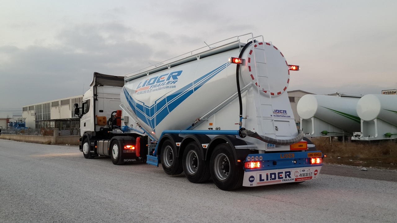 Nový Cisternový návěs pro dopravu cementu LIDER 2024 MODEL NEW CEMENT TANKER: obrázek 14