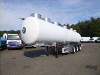 Cisternový návěs pro dopravu potravin Magyar Food tank inox 28.5 m3 / 4 comp + pump: obrázek 1