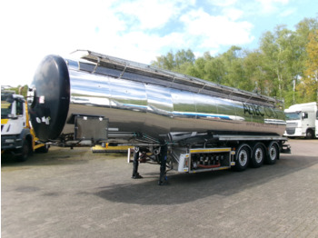 Cisternový návěs pro dopravu paliva Magyar Heavy oil tank inox 37 m3 / 5 comp + pump: obrázek 1