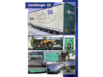 Podvalníkový návěs Meusburger Typ: MPG-4 - trailer combine / tractoare / vole - axe viratoare: obrázek 5