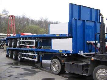 Doll 3-Achs-Sattelauflieger - teleskkopierbar - Návěs valník/ Plato