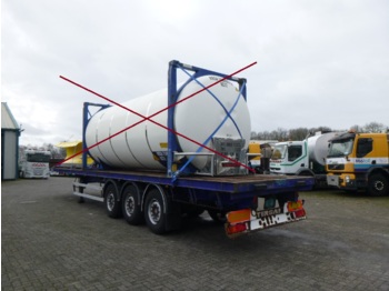 Tirsan 3 axle Platform trailer - Návěs valník/ Plato