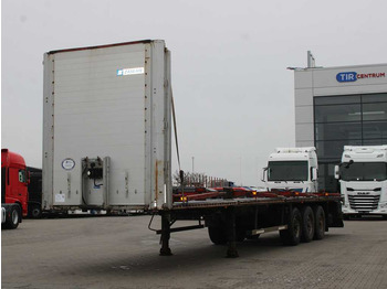 Návěs valník/ Plato  ZASŁAW D-651A, LIFTING AXLE