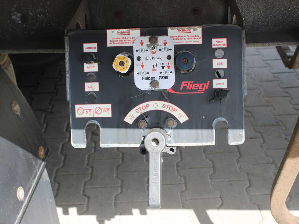 Plachtový návěs Fliegl SDS 043 DA, MULTILOCK, SAF, LIFTING AXLE