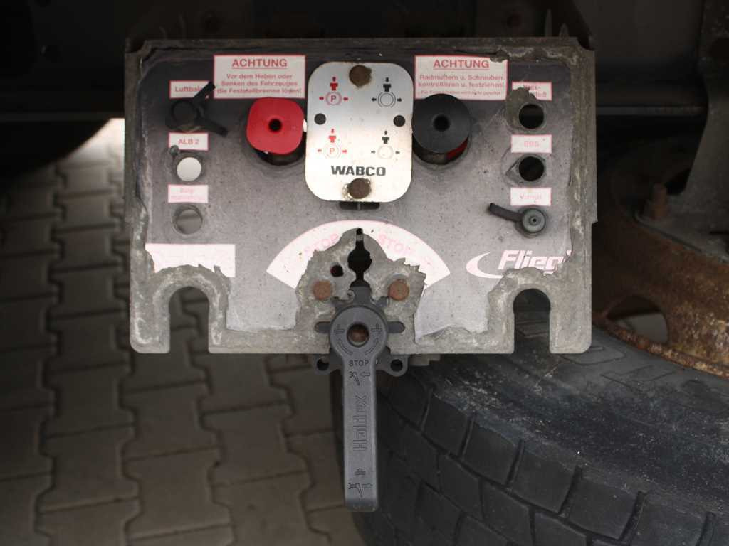 Plachtový návěs Fliegl SDS 390, MULDA, MULTILOCK, LIFT AXLE, SAF