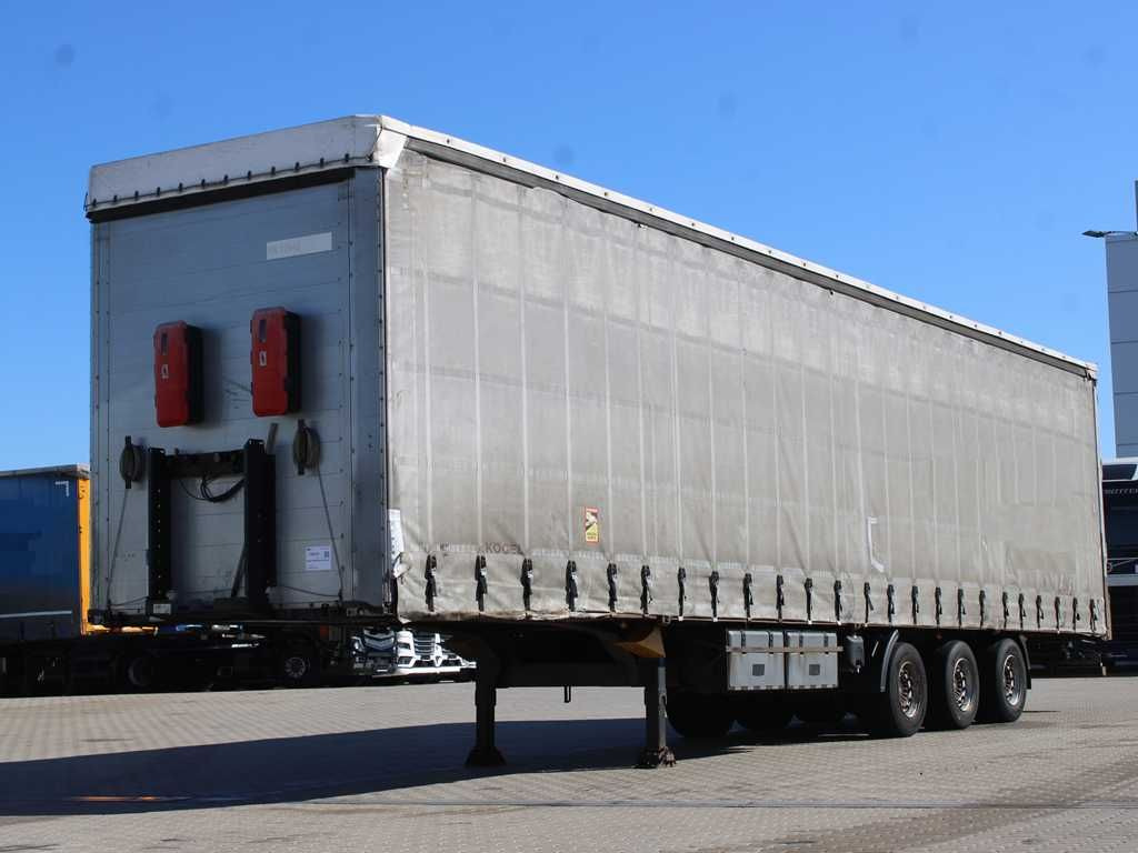Plachtový návěs Kögel FOXX SN 24 / SN 24, LOWDECK, LIFTING AXLE, SAF