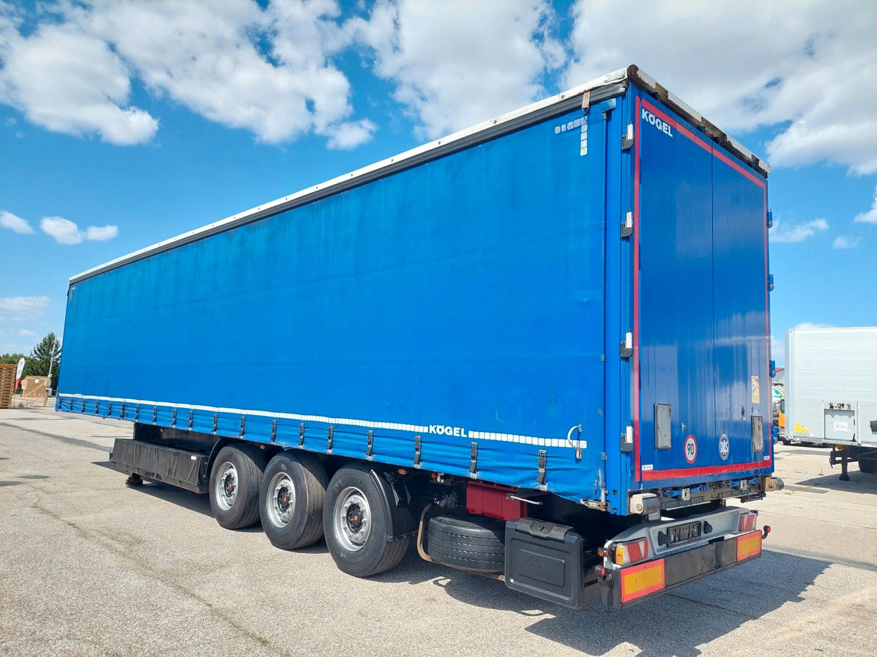 Plachtový návěs Kögel S24-1 C2V Standard Coil Mulde