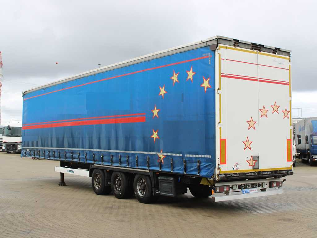 Plachtový návěs Krone MEGA LINER, LOWDECK, LIFTING AXLE, MULTILOCK