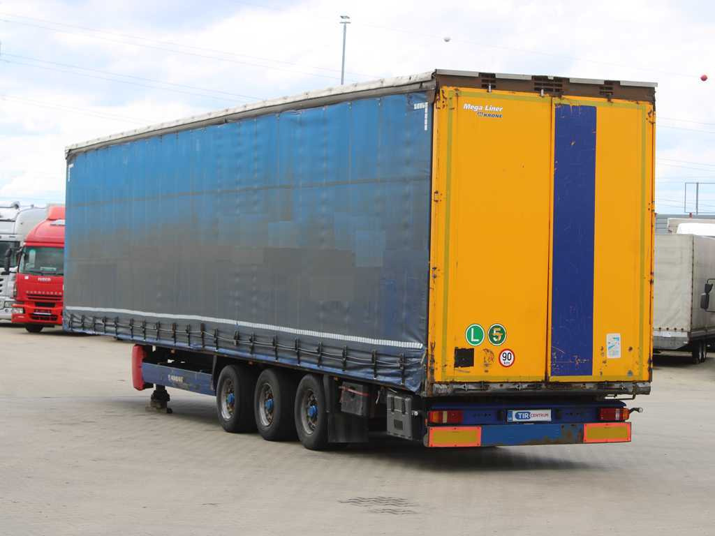 Plachtový návěs Krone SD, LIFTING AXLE, LOWDECK, LIFTING ROOF