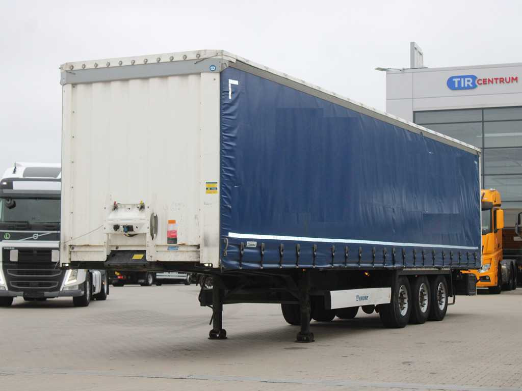 Plachtový návěs Krone SD, LIFT AXLE, HOLLOW, MULTILOCK