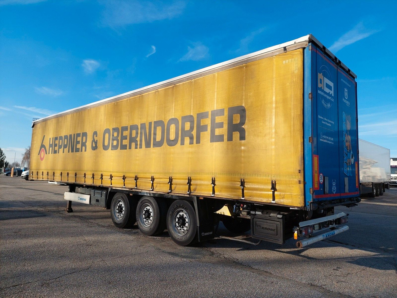 Plachtový návěs Krone SD Standard Coil Mulde lenkbare Hinterachse