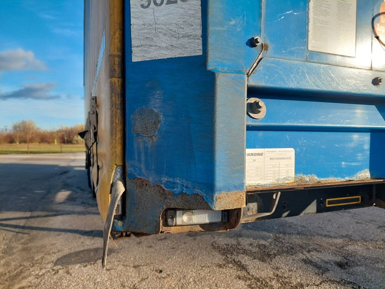 Plachtový návěs Krone SD Standard Coil Mulde lenkbare Hinterachse