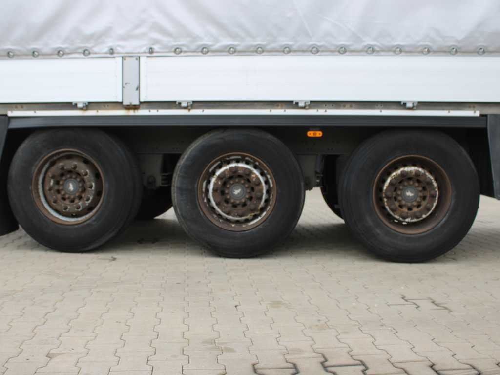 Plachtový návěs Schmitz CARGOBULL SPR, LIFTING AXLE, SIDE PANEL