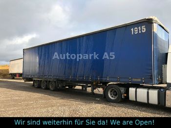 Plachtový návěs Schmitz Cargobull SCS24 Pritsche + Plane SAF-Achsen