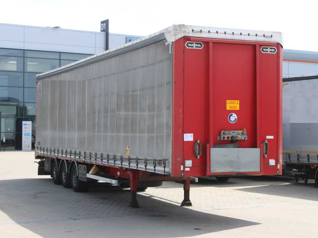 Plachtový návěs Vanhool 04, LOWDECK, LIFTING ROOF, LIFTING AXLE, SAF