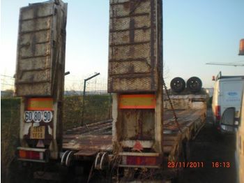 DIV. VEREM - 2 AXLES DOUBLE FULL STEEL - Podvalníkový návěs