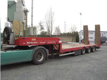 Möslein ST 3 Semi Tieflader Federrampen Lenkachse - Podvalníkový návěs