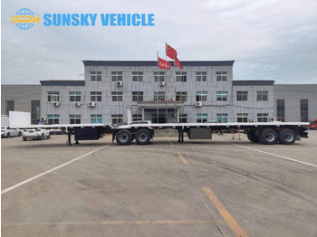 Nový Návěs valník/ Plato pro dopravu kontejnerů SUNSKY superlink trailer for sale: obrázek 2