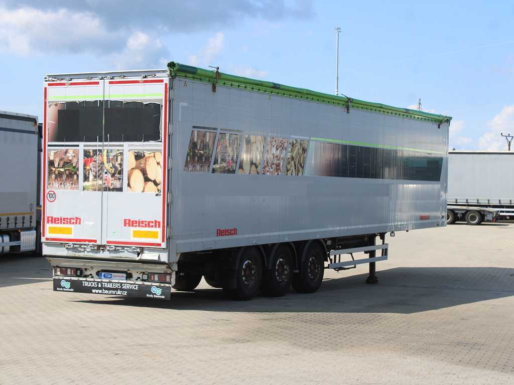 S posuvnou podlahou návěs Reisch R24, WALKINGFLOOR, LIFT AXLE, SAF