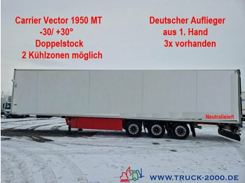 Schmitz Cargobull Carrier 1950 -2 Kühlzonen -Trennwand Doppelstock - Chladírenský návěs: obrázek 1
