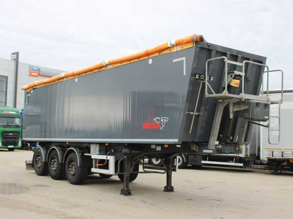 Sklápěcí návěs MEGA MEGA LIGHT, SAF, LIFTING AXLE, FOLDING ROOF