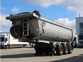 Sklápěcí návěs  Menci SA 700 R, LIFTING AXLE, SHUTTER ROOF  12m³