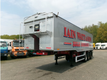 Montracon Tipper trailer alu 55 m3 + tarpaulin - sklápěcí návěs