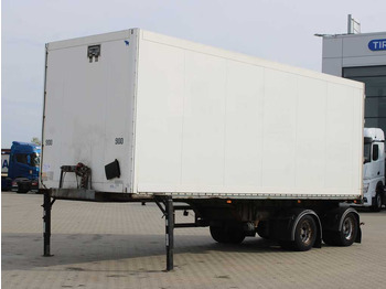 Skříňový návěs  HFR SX20, AXLES 10t, EXPANDABLE