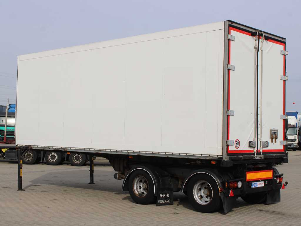 Skříňový návěs HFR SX20, AXLES 10t, EXPANDABLE