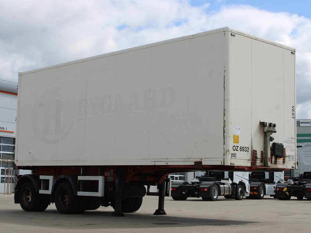 Skříňový návěs KEL-BERG E36S2, AXLES 10t, EXPANDABLE, SAF AXLES