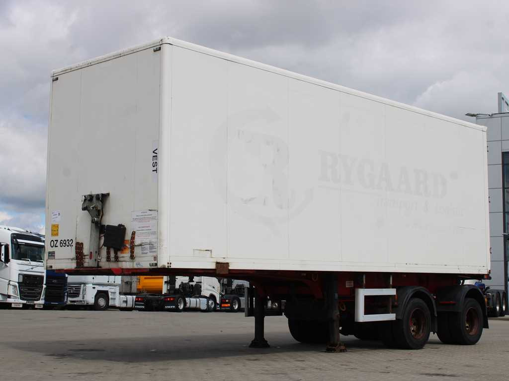 Skříňový návěs KEL-BERG E36S2, AXLES 10t, EXPANDABLE, SAF AXLES