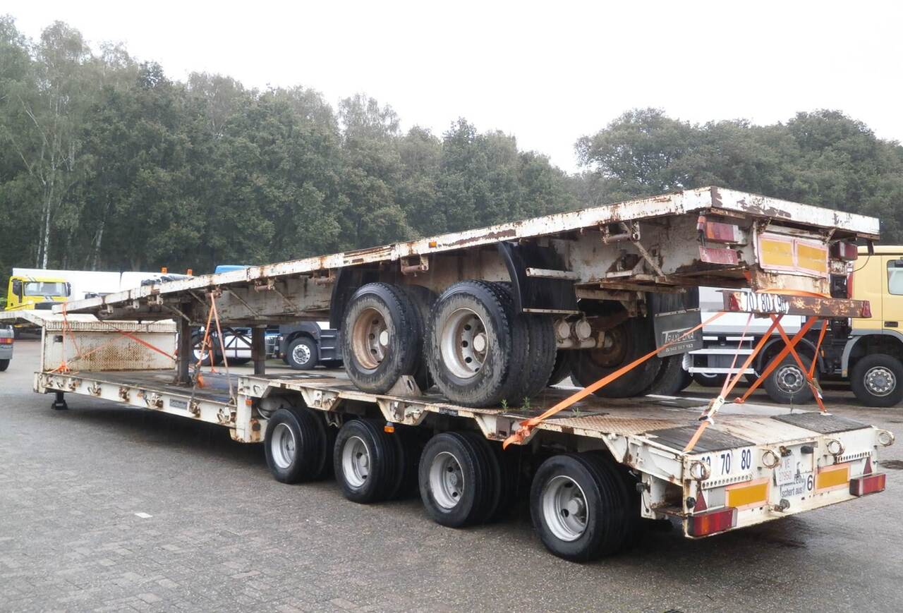 Podvalníkový návěs Traylona 2-axle platform trailer 39000KG / Extendable 19M: obrázek 4