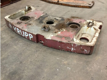 Protizávaží pro Stavební technika Krupp Krupp KMK 3045 counterweight 3,4 ton: obrázek 1