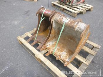  16", 12" Digging Buckets, ARDEN to suit 2-4 Ton Excavator (2 of) - Lžíce
