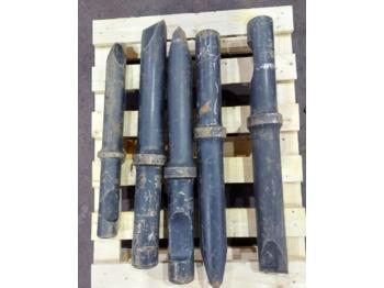 Hydraulické kladivo pro Stavební technika Montabert Hydraulic hammer chisels: obrázek 1