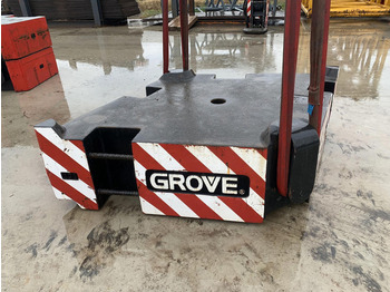 Grove Grove GMK 6400 counterweight 10 ton - Protizávaží