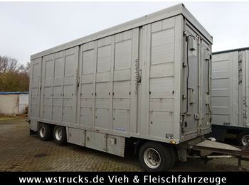 Přívěs na přepravu zvířat Menke 2 Stock Ausahrbares Dach Vollalu  7,50m: obrázek 1