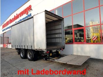 Fliegl 18 t Tandemplanenanhänger mit Ladebordwand - Plachtový přívěs
