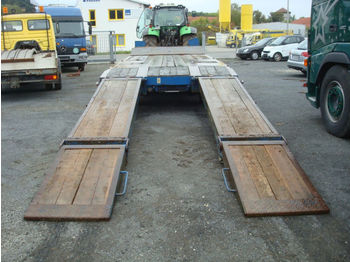 Carnehl 3-Achs Tieflader Hydraulische Rampen/Blatt  - Podvalníkový přívěs