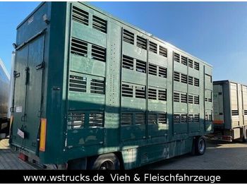 Přívěs na přepravu zvířat Michieletto 3 Stock Hubdach Vollalu