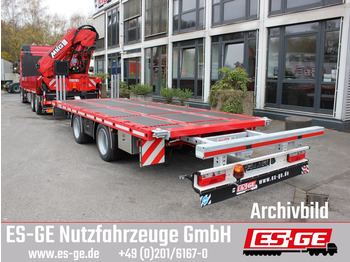 ES-GE Tandemanhänger - Containerverr.  - Přívěs plato/ Valník