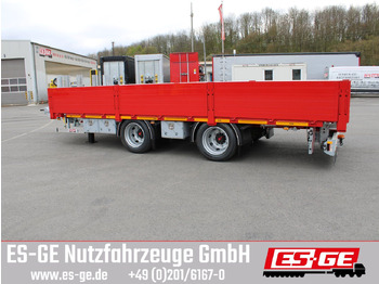  ES-GE Tandemanhänger - Containerverr. - Přívěs plato/ Valník