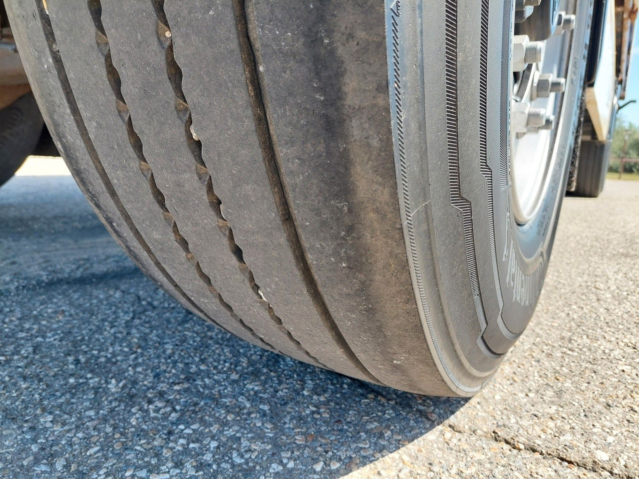 Přívěs plato/ Valník Krone AZW 18 Baustoffanhänger