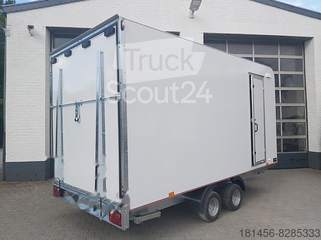 Nový Prodejní přívěs trailershop Mobile Werkstatt leer Rampe Seitentür 230V Licht: obrázek 2